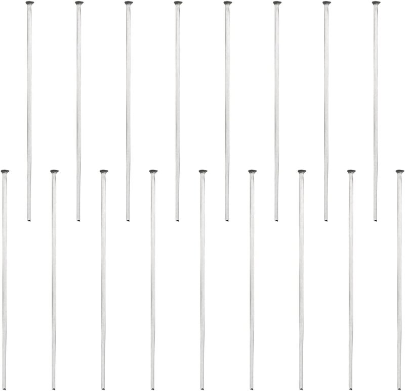 TAODAN Head Pins 200pcs 70mm 304 Stainless Steel Flat Head Pins Jewelry Making Pins 0.6mm Beading Pin - Image 1